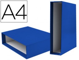 Caja archivador de palanca Liderpapel A4 azul